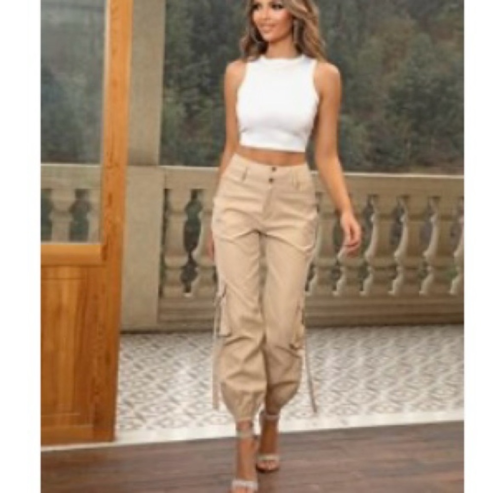 Flap Pocket Side Cargo Pants